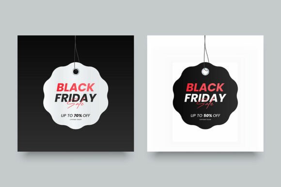 Download Black Friday Shop Discount Offer Tag - Black Collection