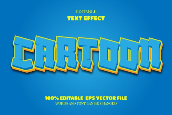 Download Cartoon Text, Editable Font Effect - Font Collection