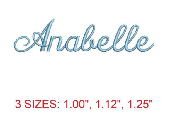 Download Annabelle Embroidery Font - Font Collection