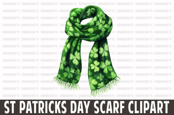 Download St Patrick's Day Scarf Clipart PNG - Premium Resources