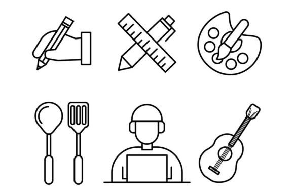 Download Creativity Innovation Set of Web Icons - Premium Resources