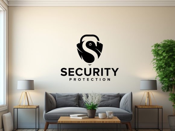 Download Wall Logo Mockup in the Wooden Room - Logo mockup Collection