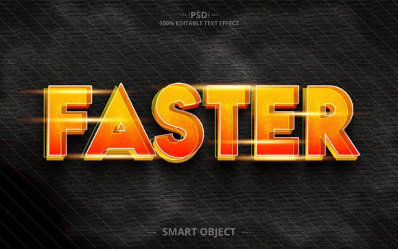 Download Faster Best Creative Font Effect Design - Font Collection