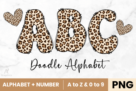 Download Doodle Alphabet Font Pack - PNG - Font Collection