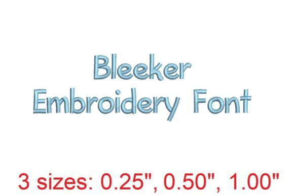 Download Bleeker Embroidery Font - Font Collection