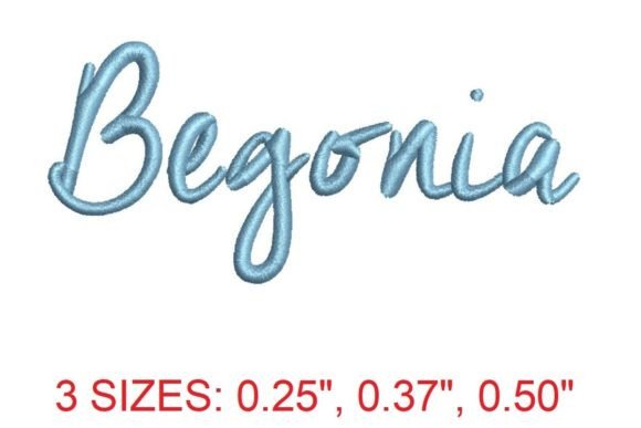 Download Begonia Embroidery Font - Font Collection